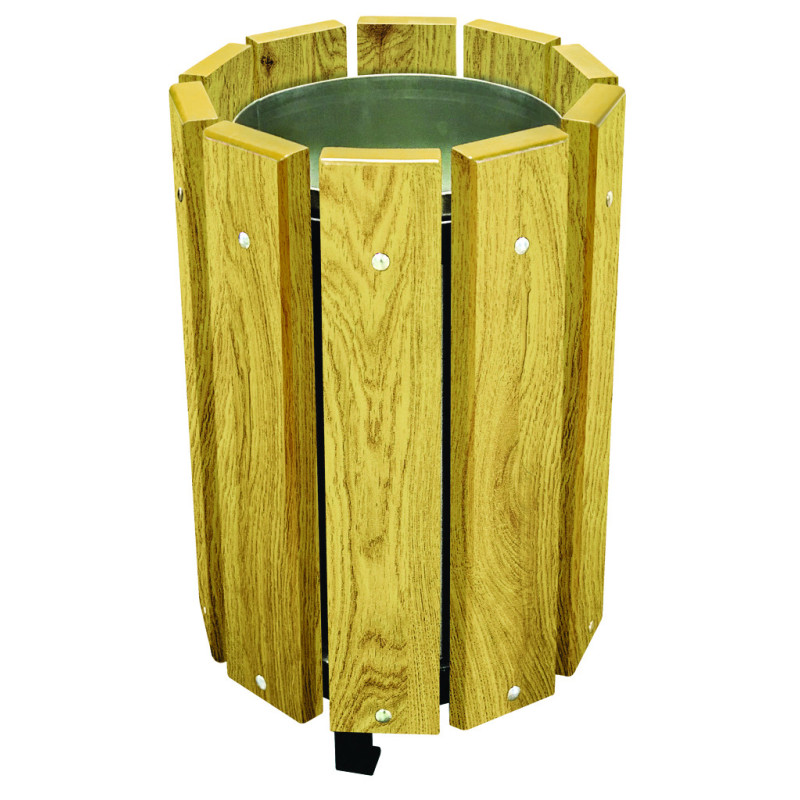 corbeille bois extérieur VIRGINIS direct urbain